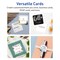 Avery Matte White Square Cards, 3" x 3" Square Rounded Corners